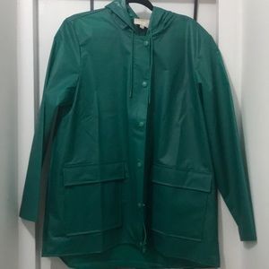 Green Raincoat from LOFT